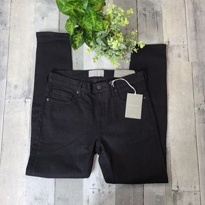 NWOT Everlane Black Mid Rise Skinny Jeans 28
